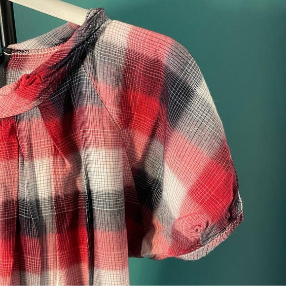 SzS Plaid and silk dress - Picture 6 of 9